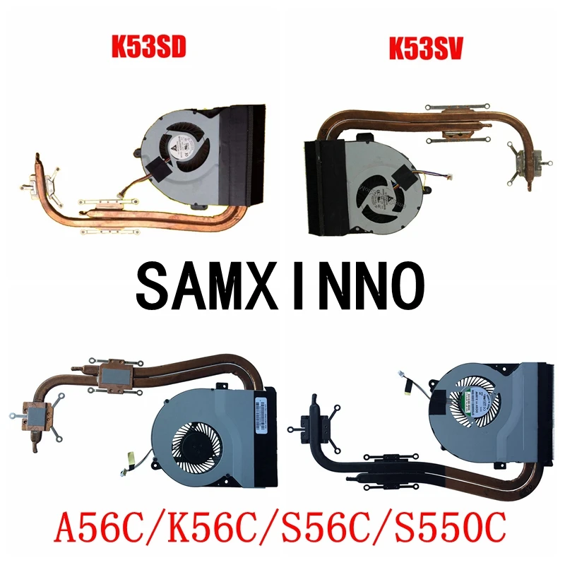 Охлаждающий вентилятор для ноутбука For Asus K56C K56CM K56CB S550C A56C S56C X53S K53E K53S A53S K53SJ