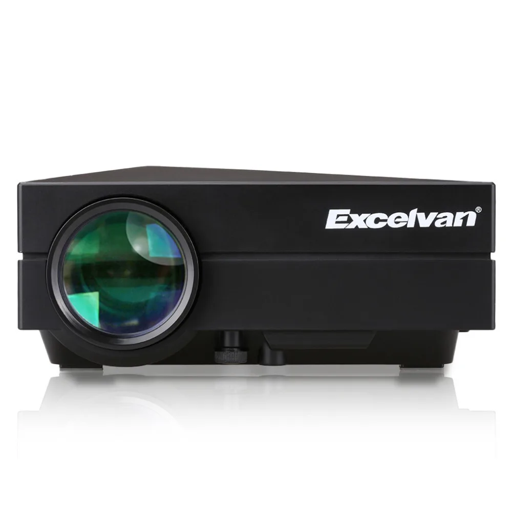 Excelvan GM60 Мини Портативный светодиодный проектор HDMI/VGA/AV/SD вход для видео игры/TV/