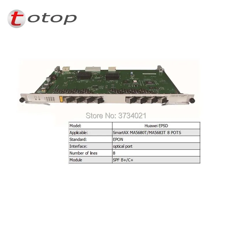 Плата Hua wei OLT EPSD 8 портов EPON для MA5680t MA5683T MA5608T с модулями SFP PX20 + | Мобильные телефоны