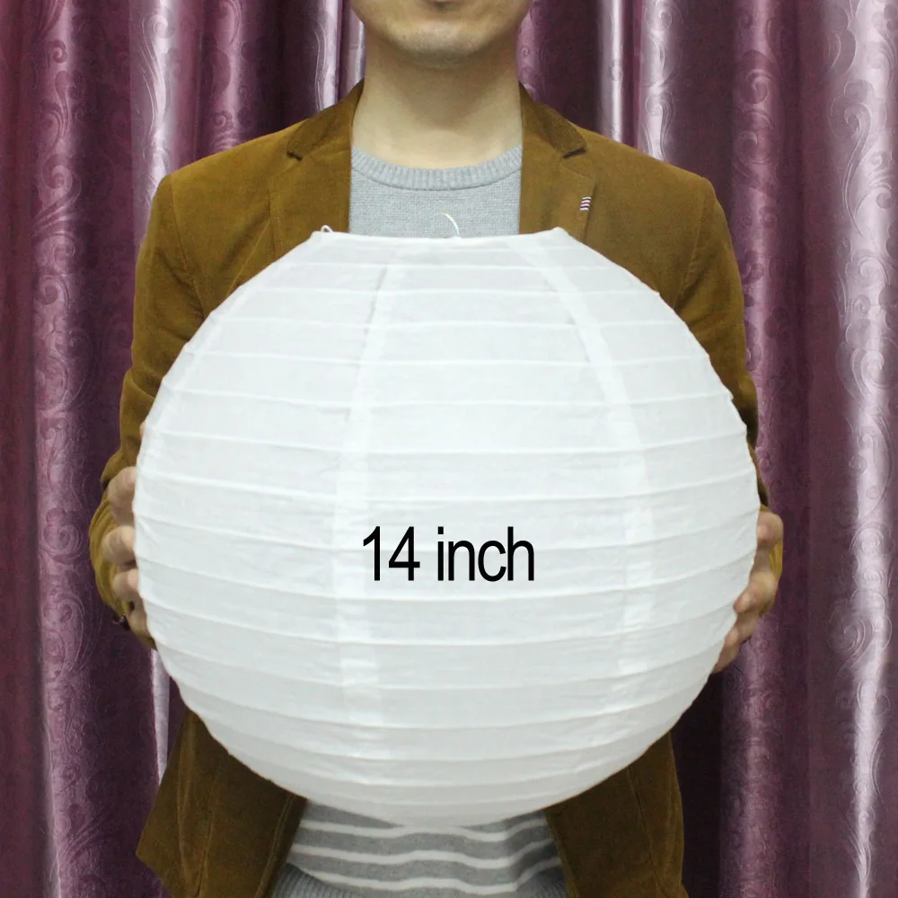 Белые круглые бумажные шаровые фонари 10 шт. 14 дюймов 35 см|lantern lamp|lantern whitepaper lanterns