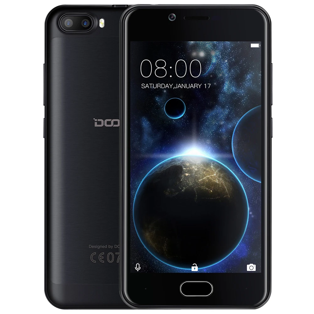 Уникальный Doogee стрелять 2 1 ГБ + 8 3 г смартфон 5.0 дюймов Android 7.0 MTK6580A 4 ядра 1.3 ГГц 5.0MP