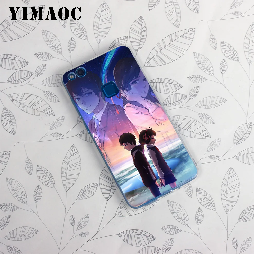 Yimaoc ваше имя Фильм Мягкий чехол для huawei Honor 10 9 8X 8C 8 7C 7X 7A Pro 6A Note Nova 3i 3 2i Y6 Y7 Y9 Prime 2018 |