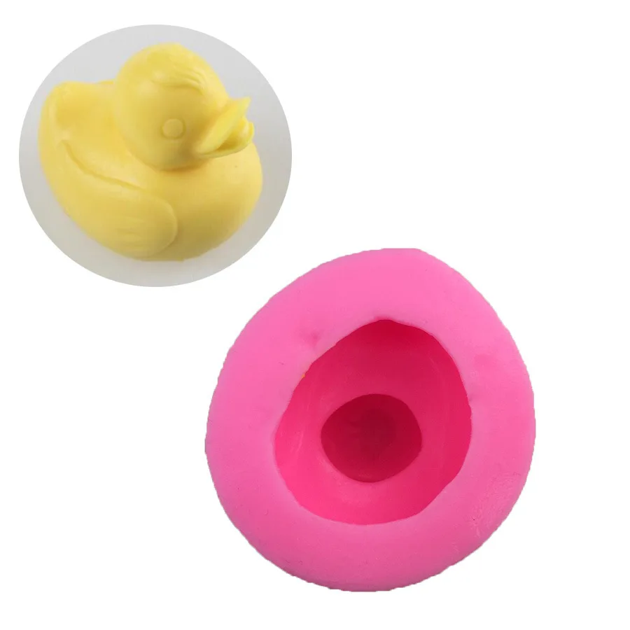 

3 d duckling cake mould three-dimensional ice sugar duck DIY silicone mold X045