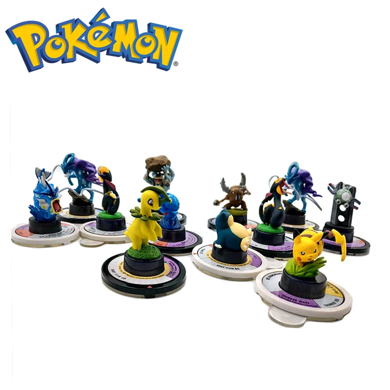 15 шт./компл. 4,5-7 см pokemoned проигрыватель Фигурки Симпатичные Мини фигурки модель игрушки Brinquedos Коллекция футболка для мальчиков с принтом из аниме украшения-игрушки K83