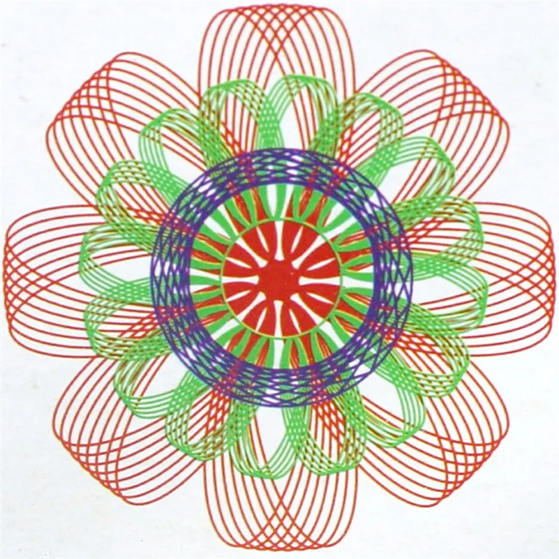 Креативная Волшебная черепаха заяц Спирограф доска для рисования инструменты