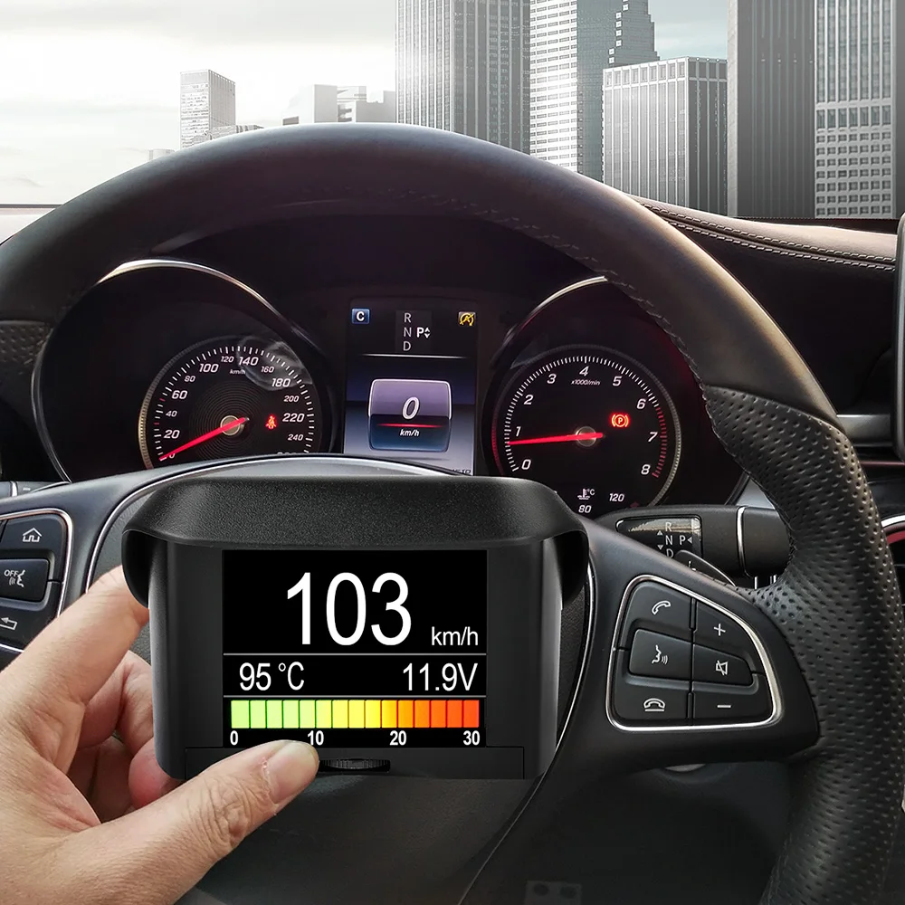 2 4 &quotавтомобиль OBD Умный Цифровой Измеритель и сигнализация код неисправности