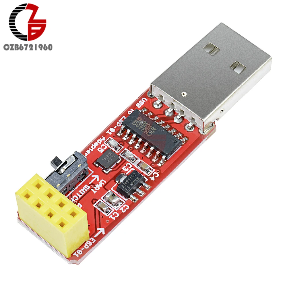 CH340 USB к ESP8266 серийный ESP-01 ESP-01S адаптер беспроводной Wifi разработчик ESP01 ESP01S программист адаптер GPIO модуль