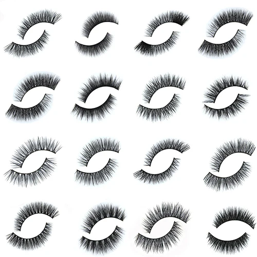 ГОРЯЧИЕ ПОЗИЦИИ Мода Норки Волос Мягкие Длинные Природный Толстая Макияж