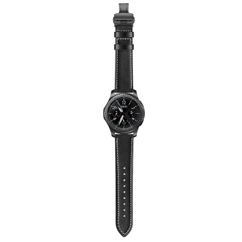 Для Xiaomi huami Amazfit pace/Amazfit Stratos 2 ремешок с кожаной бабочкой для часов samsung galaxy watch 46 мм/gear S3