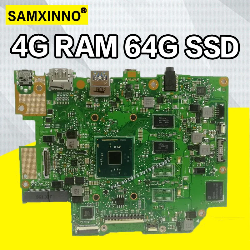 

E403SA материнская плата для For Asus E403SA E403S материнская плата работает 100% тест оригинальный N3700 4 ядра 4G RAM 64G SSD