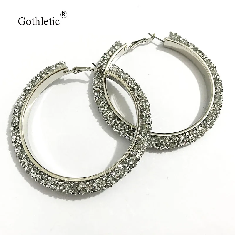 Женские серьги-кольца 60 мм | Украшения и аксессуары