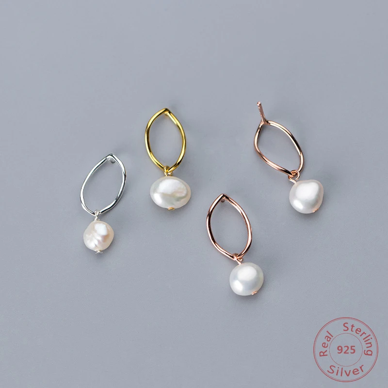 Женские серьги из серебра 925 пробы с жемчугом|Серьги-гвоздики| |