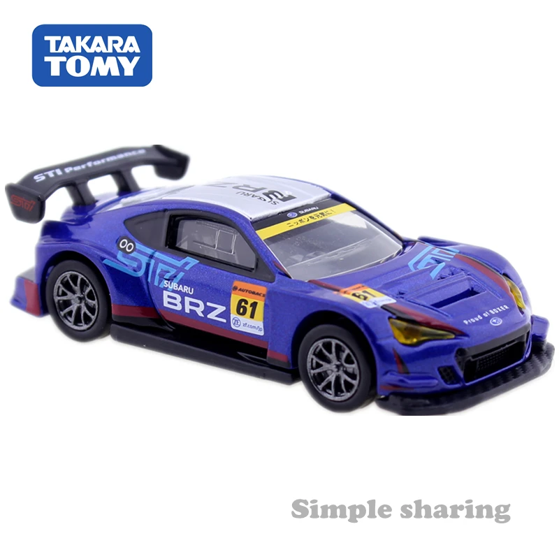 Takara Tomy TOMICA Premium No.18 Subaru BRZ R & D игрушечная спортивная машина 1:60 литый под давлением