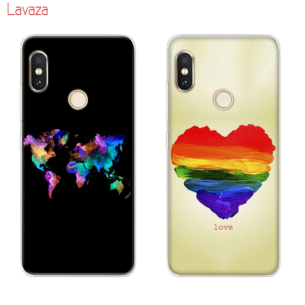 Жесткий чехол Lavaza Love Is LGBT с радужным сердцем для Huawei Mate 10 20 P10 P20 Lite Pro P smart 2019 Honor 8X 9