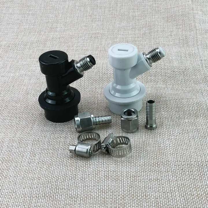 Резьба со сферической головкой кег набор разъединения с SS 1/4 &quotБарб поворотные