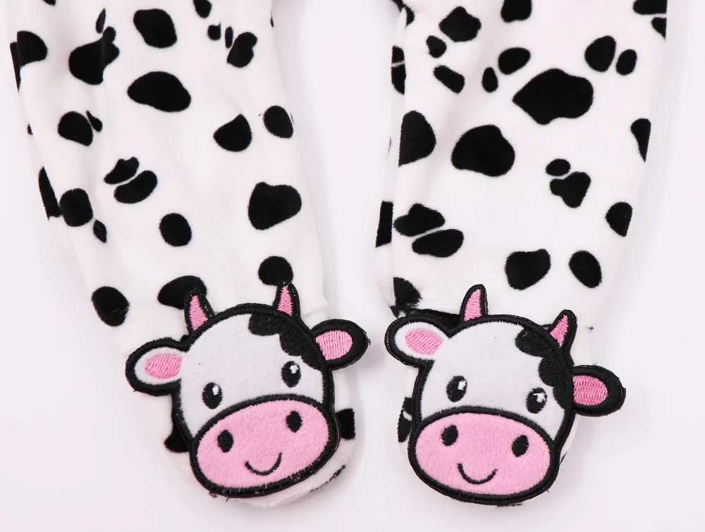 50-57cm Reborn silicone babies doll clothes fashion 2pcs/set cow pattern plush feel toddler girl as summer dress 2019 | Игрушки и хобби