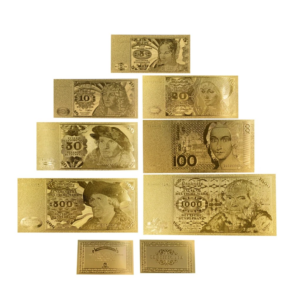 Альбом thal Gold для банкнот Германия 5 10 20 50 100 500 1000 немецкая марка низкая цена