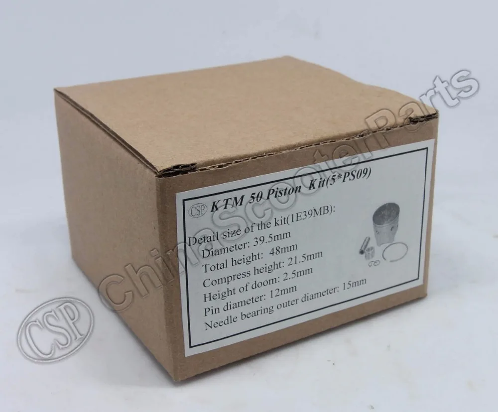 Комплект Уплотнений подшипника поршневого кольца 39 5 мм 12 для KTM50 50 50CC KTM 50SX JUNIOR 2002 ~