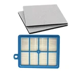 Многоразовые Hepa-фильтры H12 H13 и хлопковые фильтры с двигателем 2 шт. для Philips Electrolux AEG EFH12W AEF12W FC8031 EL012W FC9080 FC9088