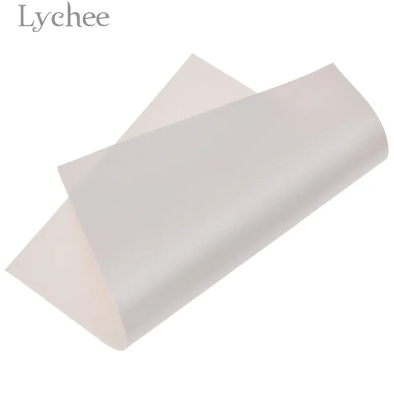Lychee 21x15 см A5 искусственная ткань из искусственной кожи высокого качества сплошной цвет синтетическая кожа DIY материал для сумки ремни одежды - Цвет: 4