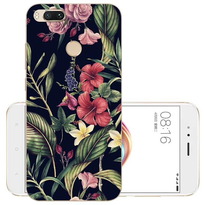 Чехол для Xiaomi Mi A1 чехол телефона из ТПУ Мягкая силиконовая задняя крышка Mi5X