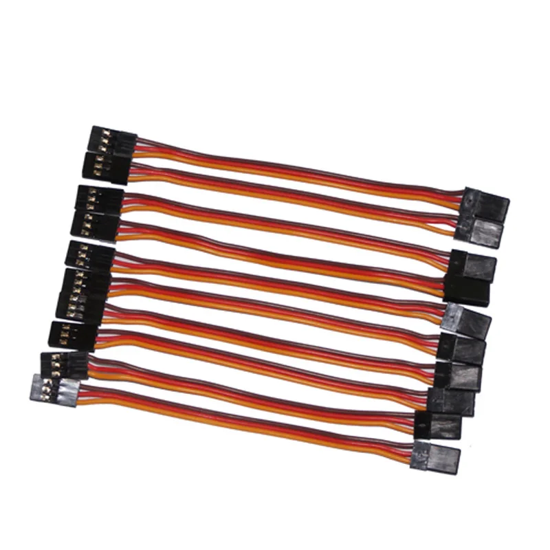 10 шт./лот JR кейковый коннектор RC 100 мм см 22AWG сервопривод штырь удлинительные