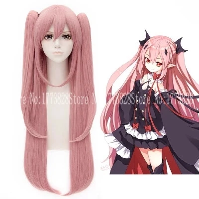 Japan Anime Seraph of the end Krul Tepes Red Hair Cosplay Wig With Hairnet |