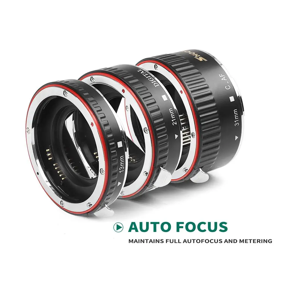 BEESCLOVER металлическое TTL макроудлинительное кольцо с автофокусом для Canon 600d 500d 80d EOS
