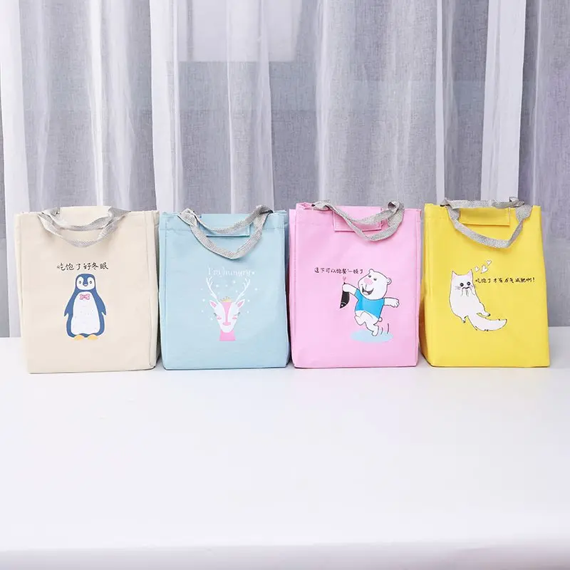 Мультфильм утолщенный Теплоизоляционный Ланч бокс сумка милая из алюминиевой