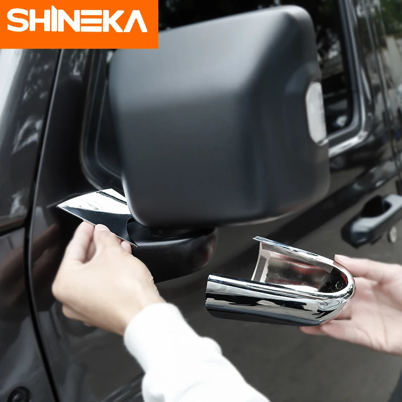 SHINEKA зеркальные и чехлы из АБС-пластика для автомобильного заднего зеркала