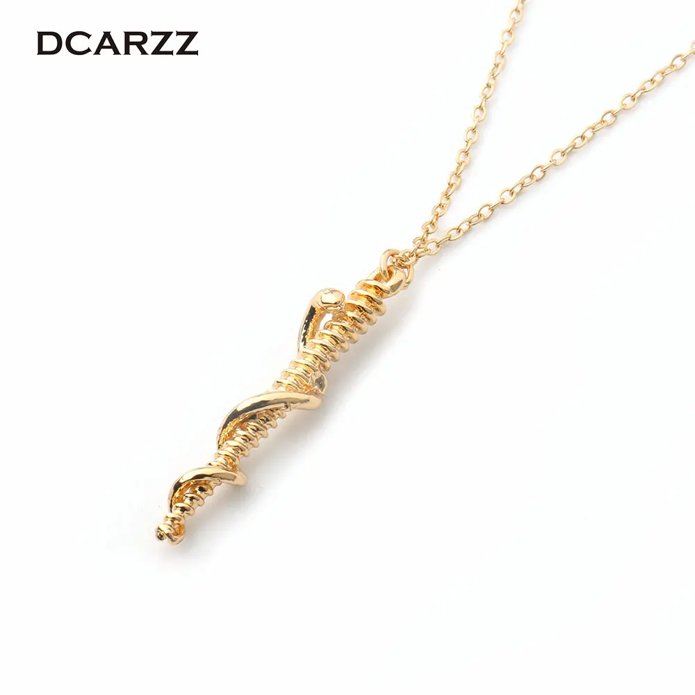 Подвеска стержень асклепиума медицинские ювелирные изделия символ медицины