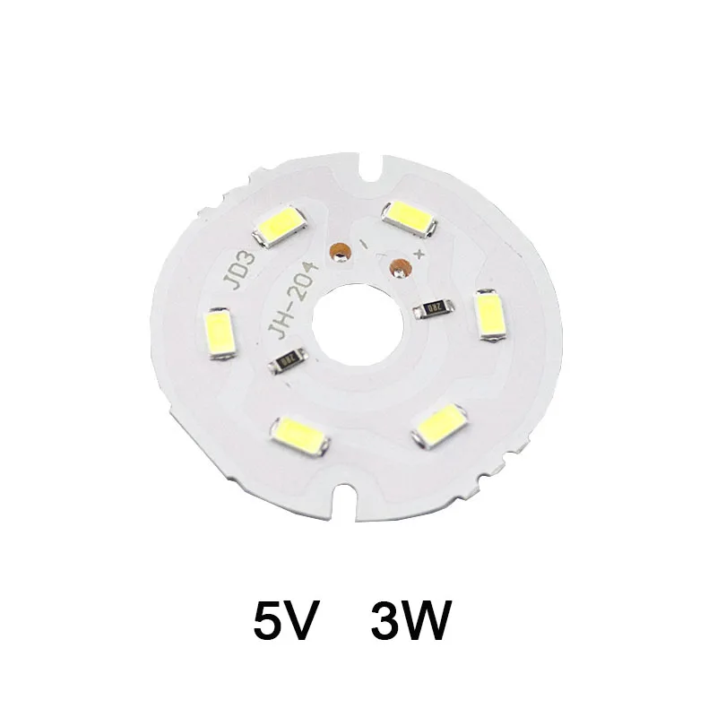 10 шт./лот 5 в светодиодный источник SMD5730 печатная плата освещения 100LM/W лампа 3 Вт 7 9