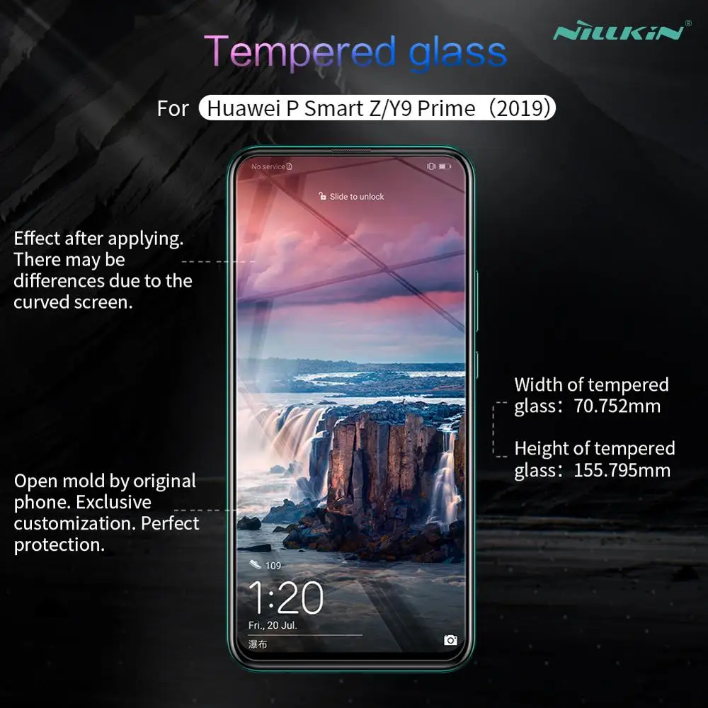 10pcs Wholesale Huawei P Smart Z Tempered Glass Nillkin Y9 Prime 2019 Screen Protector Amazing H Anti-Explosion premium version | Мобильные