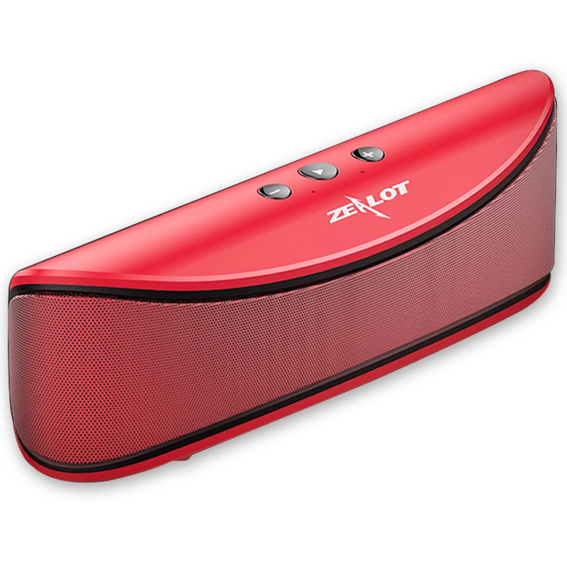 ZEALOT S2 Super Bass стерео USB bluetooth колонка Беспроводная с сабвуфером и микрофоном слот