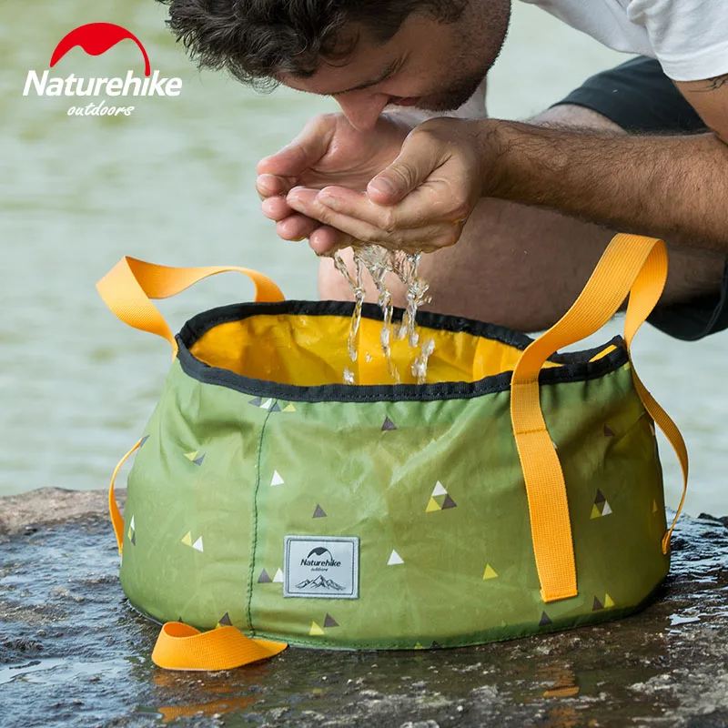 Сверхлегкая Складная Раковина Naturehike туристическая уличная портативная емкость