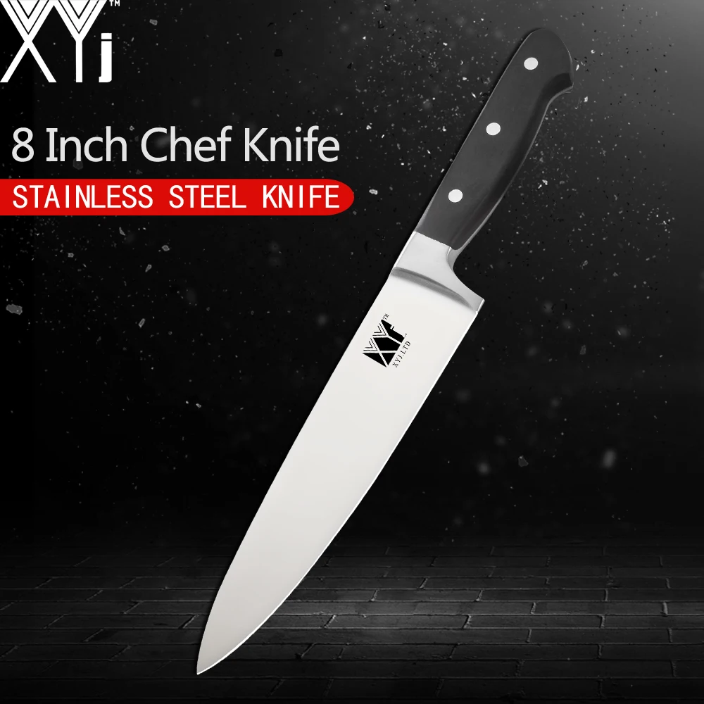 XYj набор кухонных ножей из нержавеющей стали нож шеф повара Santoku для очистки хлеба