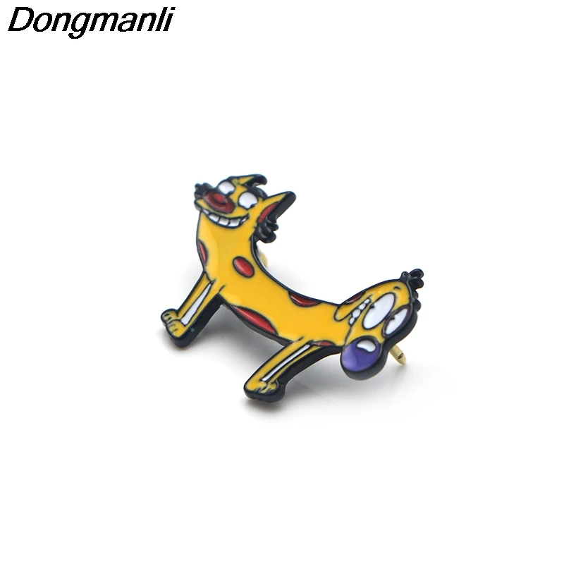 P3277 Dongmanli милый кот эмалированные булавки и броши для женщин мужчин нагрудные