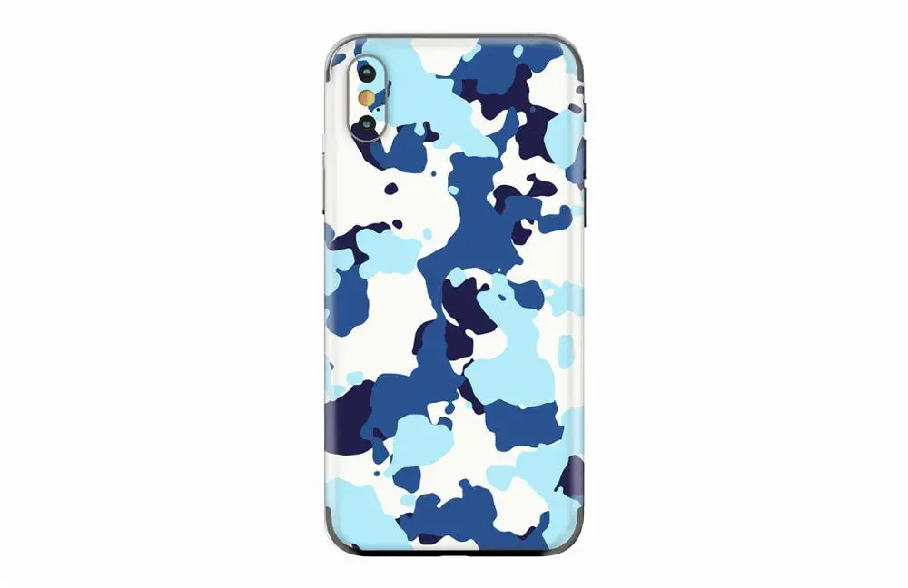 1424 Крутая камуфляжная поверхность для iphone X XS XR XS MAX задняя пленка Тонкая Защитная крышка наклейки Цветная Клейкая задняя декоративная пленка - Цвет: 1424