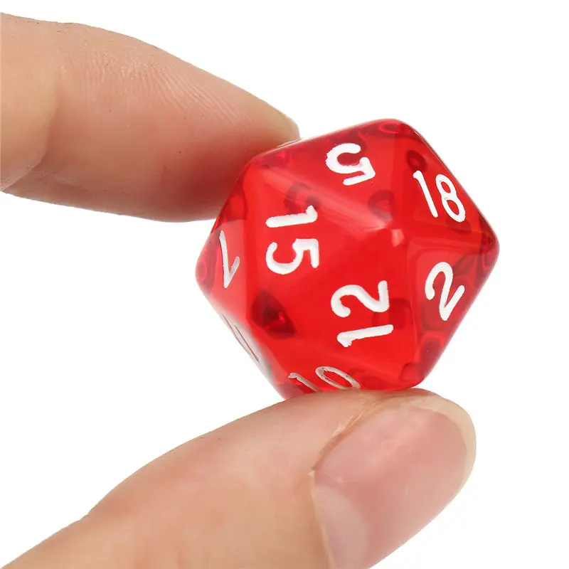 Набор из 20 кубиков для настольных игр 4D 6D 8D 10D 12D 20D с мешочком 70 шт. многогранных