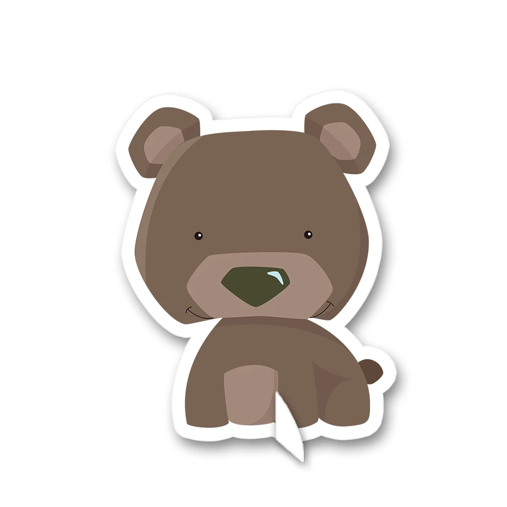 bear Лесное животное тема лесные животные стол Центральная Серия 1 животные День Рождения украшения наборы; детский душ - Цвет: bear