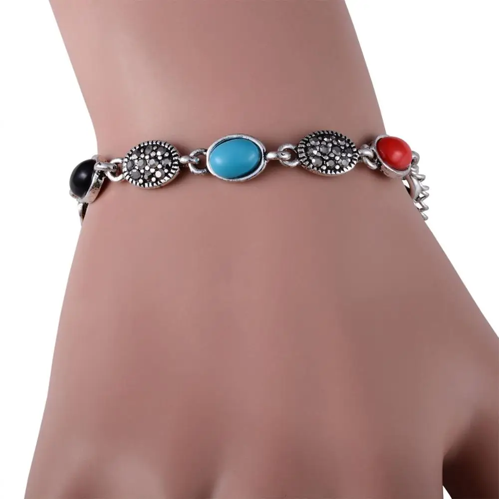 Винтажные турецкие ювелирные изделия этнический ретро цвет серебра талисман