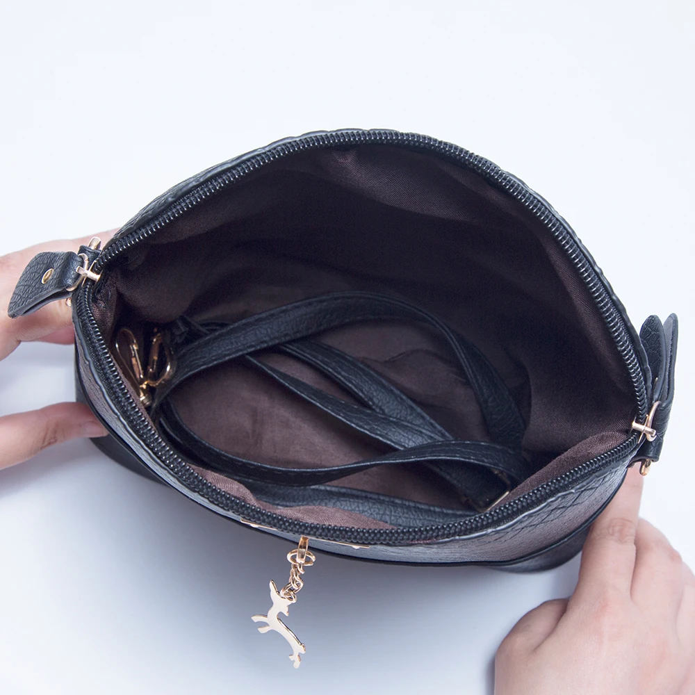 Хорошее качество Для женщин Курьерские сумки кожаные мини-сумка с оленями