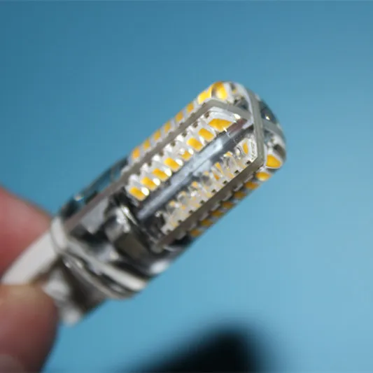 Светодиодная лампа G9 G4 AC110V 220V 3014 7W 9W 12W SMD 2835 светодиодная силиконовая Прозрачная