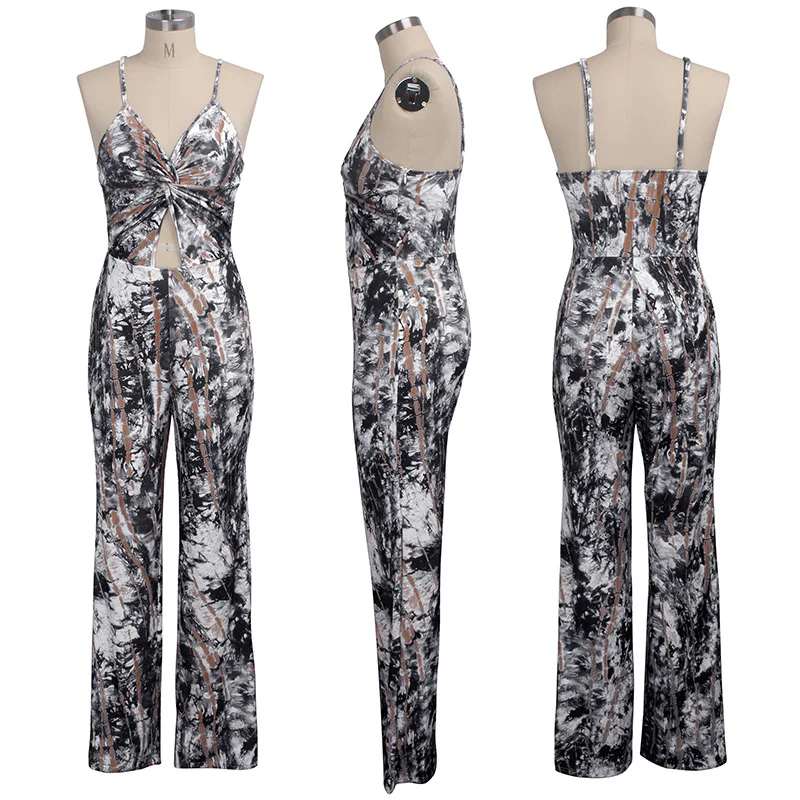 Горячая Распродажа сексуальный модный принт v образный вырез без бретелек ремень