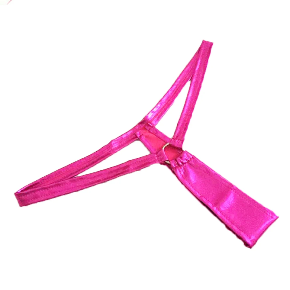 Женские сексуальные стринги из искусственной кожи трусики сексуальное нижнее