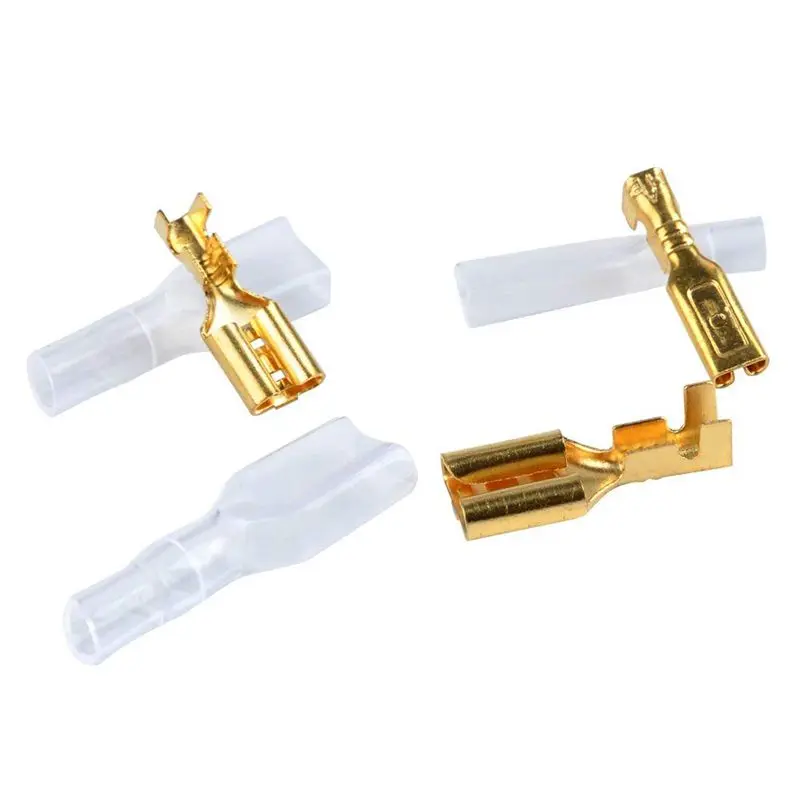 Горячие 150 штук Лопата соединители терминалы лопата рукав терминалов терминал