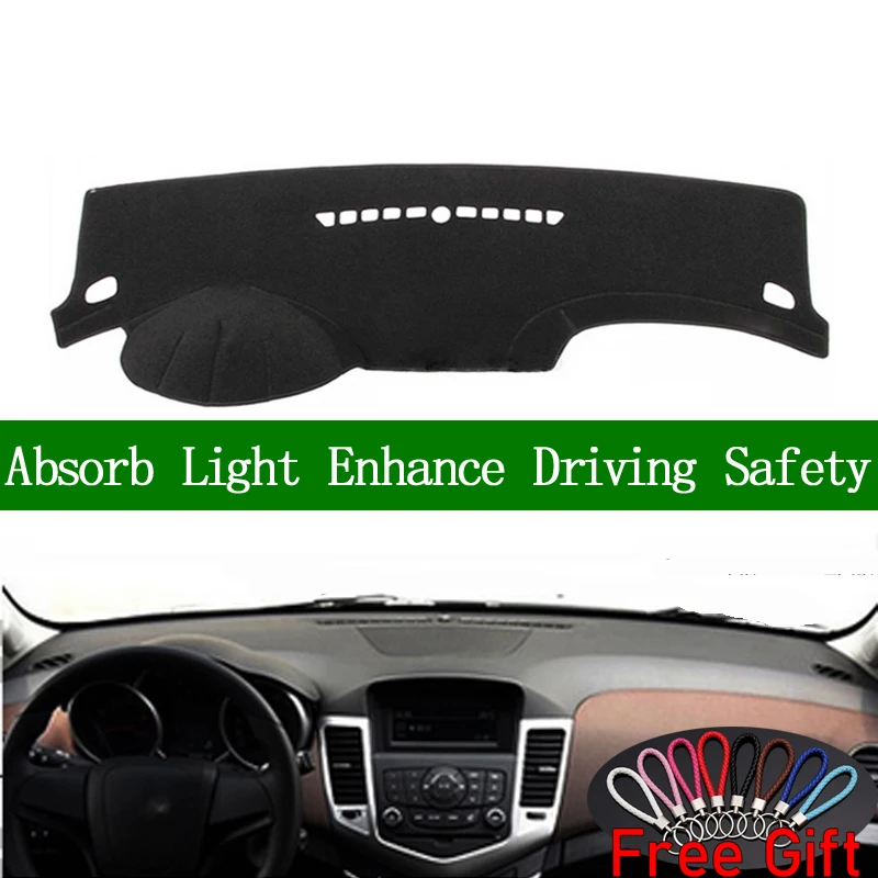 Нескользящий коврик для приборной панели Chevrolet Cruze 2009 2010 2011 2014|Наклейки на