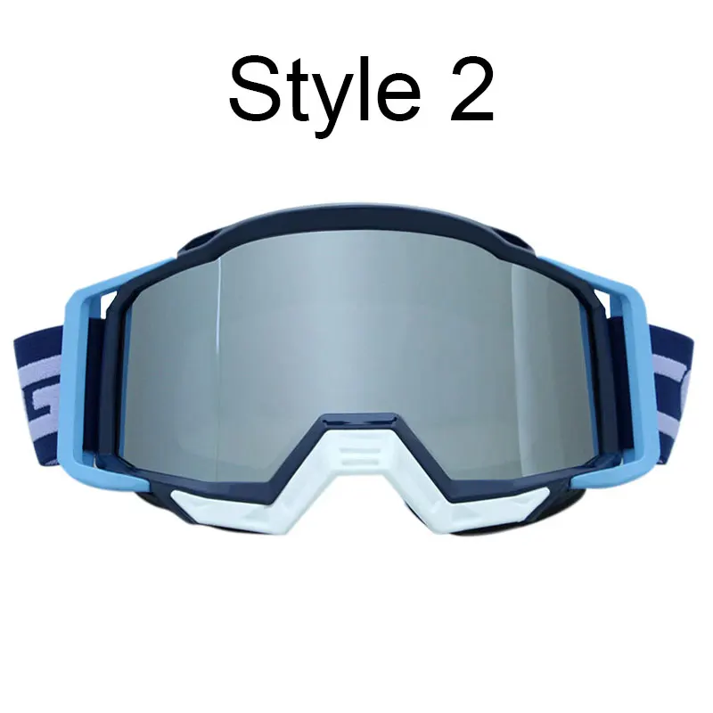 Goggles Glasses 2 Nuoxintr MX очки для мотокросса шлем мотоциклетные очки маска ATV Dirt Bike мото Лыжный спорт на открытом воздухе гоночный скутер - Цвет: Goggles Glasses 2