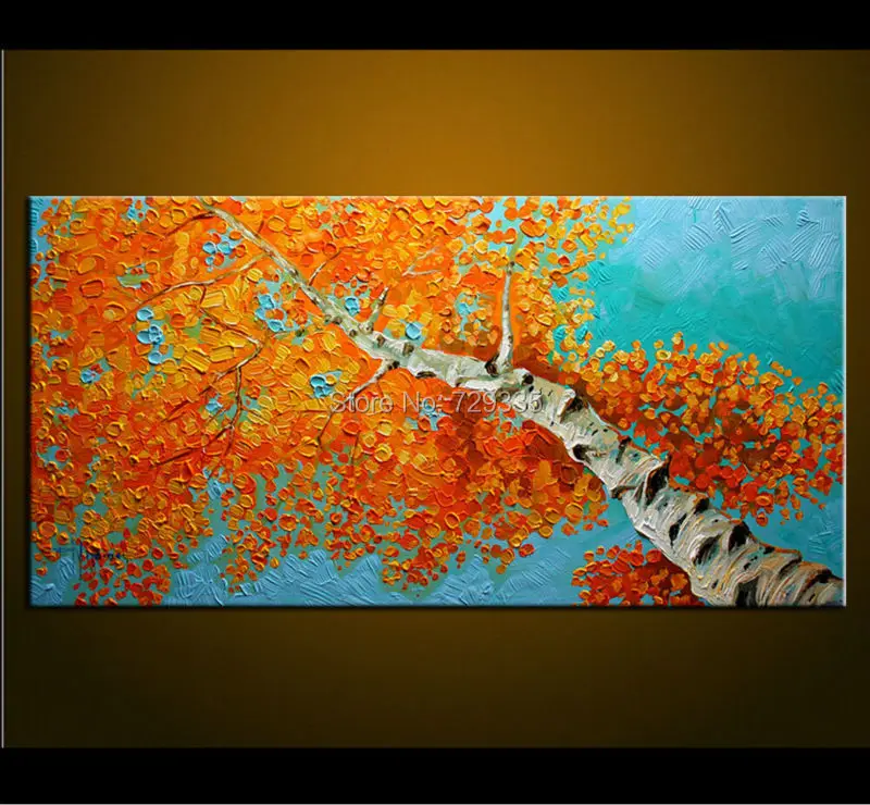 Ручная роспись Современный домашний декор картина для гостиной зала Настенная