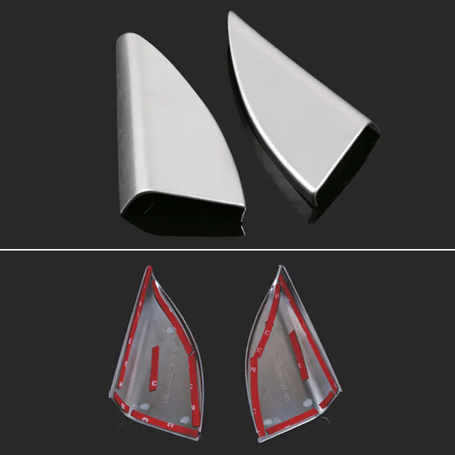 2 шт./пара Автомобильный интерьер ABS передний треугольный столб покрытие для окна